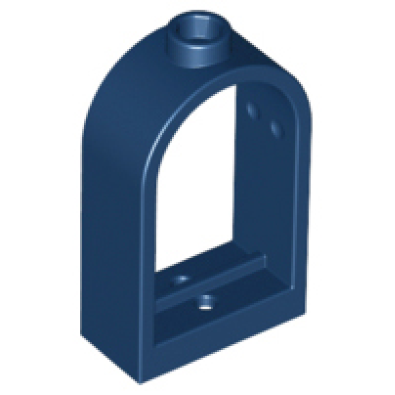 Raam 1x2x2 2/3 ronde bovenkant Dark Blue